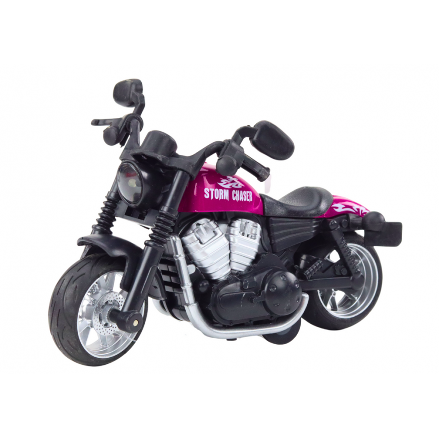 Lean Toys Kids Harley Motorcycle with Friction Drive