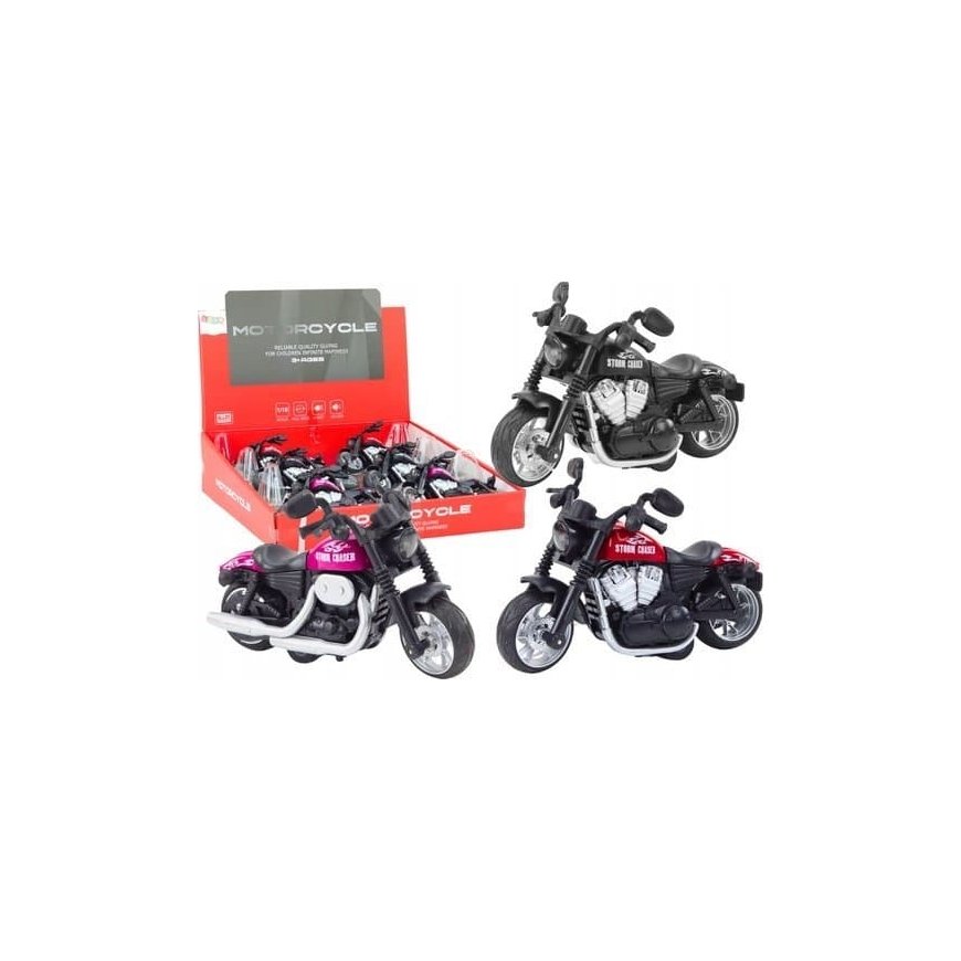 Lean Toys Kids Harley Motorcycle with Friction Drive – 2