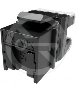 Solarix Quick Cut Keystone CAT5E UTP RJ45 musta SXKJ-5E-UTP-BK-NA tööriistadele SXKJ-NA-BU