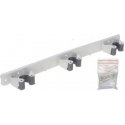 ProGarden Triple Broom and Tool Holder - Metal and Plastic ProGarden Triple Broom and Tool Holder - Metal and Plastic