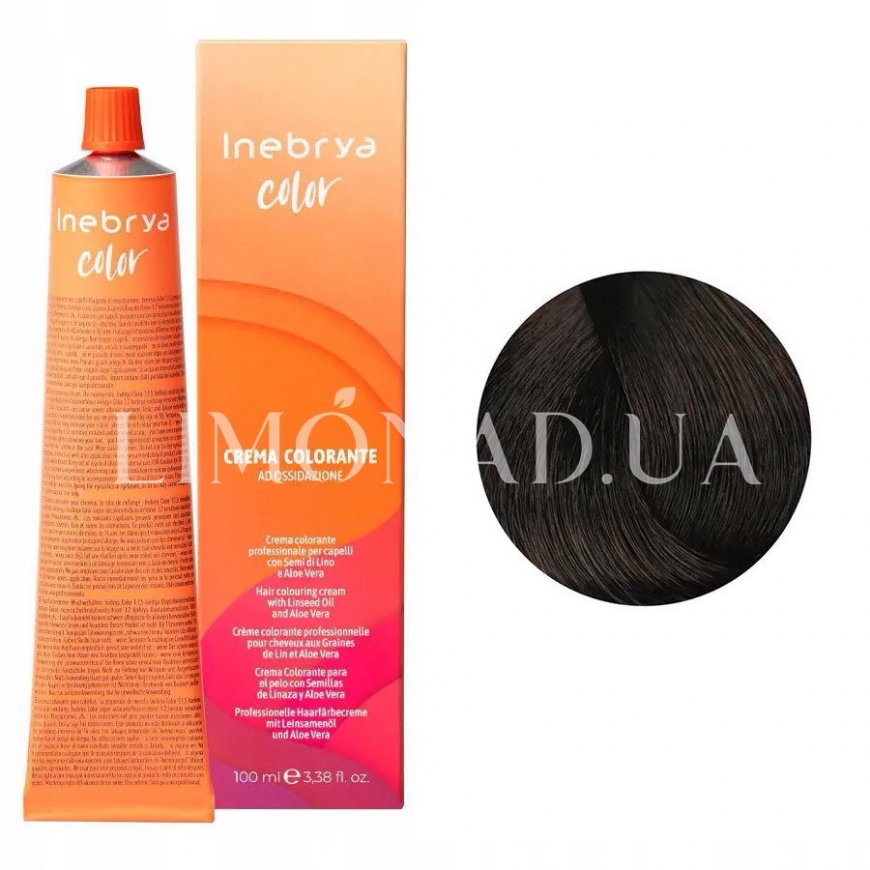 Inebrya Color juuksevärv 100ml - 5/00 | Intensiivne Heledäbikasukas – 2