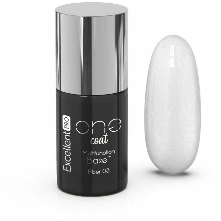 Cosmetics Zone Excellent Pro Ühekihiline Multifunktsionaalne Hübriidkiu Baas „Sparkling Snow“ Kiududega, 7 g
