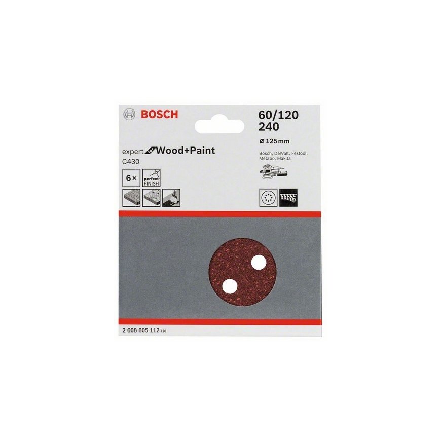 Bosch 2 608 605 112 slīpmašīnu piederums 6 pcs Slīpēšanas disks – 2