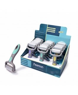 Fissman Y-Shaped Vegetable Cleaning Knife with 3 Different Blades (Stainless Steel)