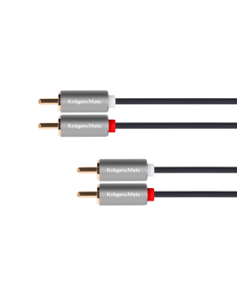 2 RCA-2 RCA kabelis - 5m - Kruger & Matz - Basic