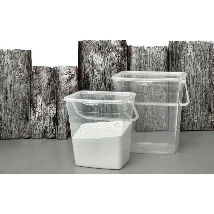 Miltelių indelis Plast Team 6L permatomos