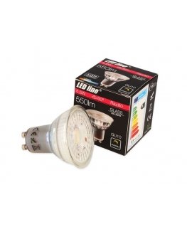 LED lemputė GU10 230V 5.5W 500lm neutraliai balta, pritemdoma, LED linija