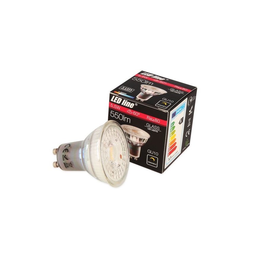 LED line LED spuldze GU10 230V