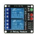 Oem relē moduļu 2 kanāli - 10A/250VAC kontakti - 5V spole Oem relē moduļu 2 kanāli - 10A/250VAC kontakti - 5V spole