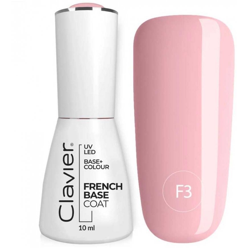 Klaviatuur Luxury French Base spalvinga hibridne baas F2 Cotton Candy 10ml
