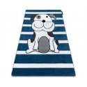 Sinine kilim BE0 ROUTE, sinine värv, 140x190, Hakano Sinine kilim BE0 ROUTE, sinine värv, 140x190, Hakano
