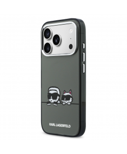 Karl Lagerfeld IML K&CH Heads Logo MagSafe Case for iPhone iPhon