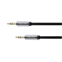 Kruger & Matz AUX - AUX 3.5mm kabelis 1m Juodas Kruger & Matz AUX - AUX 3.5mm kabelis 1m Juodas