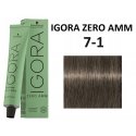 Schwarzkopf Professional Igora Zero Amm Hair Dye 60ml - 7-77 | Medium Copper Blond Extra Schwarzkopf Professional Igora Zero Amm Hair Dye 60ml - 7-77 | Medium Copper Blond Extra