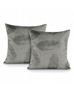 AmeliaHome CUS / AH / VELVET / PEACOCK / Sidabrinis / 45x45 * 2