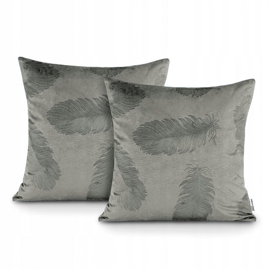 AmeliaHome CUS / AH / VELVET / PEACOCK / Hopea / 45x45 * 2