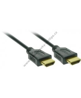 Solight HDMI kabelis ar Ethernet, HDMI 1.4 A iekša - HDMI 1.4 A iekša, savienotājs, 3m