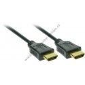 Solight HDMI Cable with Ethernet, HDMI 1.4 A Connector - HDMI 1.4 A Connector, Socket Adapter, 3m Solight HDMI Cable with Ethernet, HDMI 1.4 A Connector - HDMI 1.4 A Connector, Socket Adapter, 3m