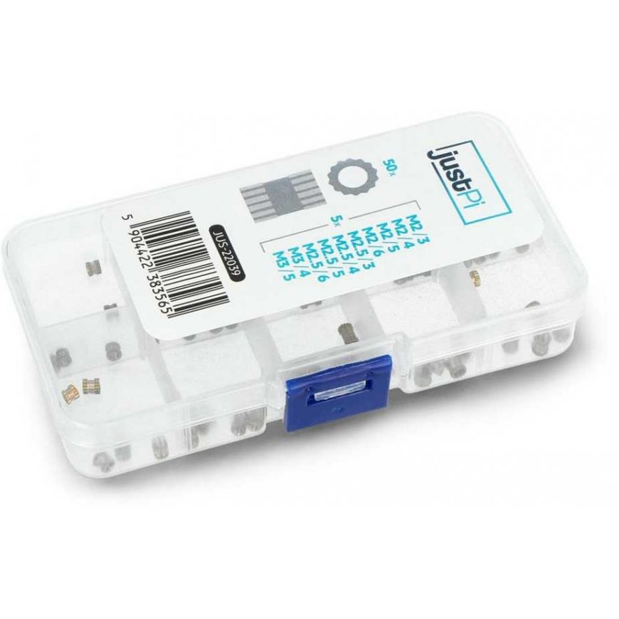 Justpi messing thread - assorted sizes - 50 pcs set