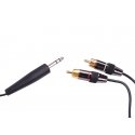 LP Oem Kabelis 2xRCA - AUX 6.3 mono 1,8m LP Oem Kabelis 2xRCA - AUX 6.3 mono 1,8m