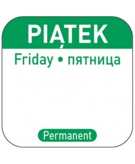 Pārtikas drošības uzlīmes atkārtoti lietojamam iepakojumam 1000 gab. Hendi 850114