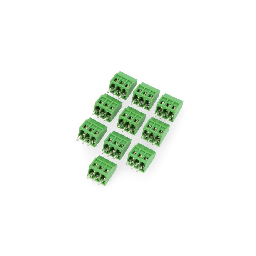 Oem ARK jungtis 2.54mm rastro 3 kontaktų (-) - 10 vnt.