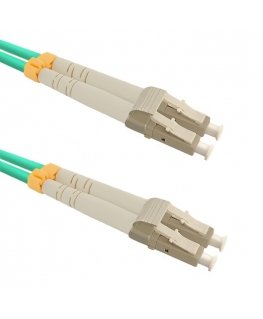 Qoltec 54076 InfiniBand/fibre optic cable 2 m LC Aqua colour