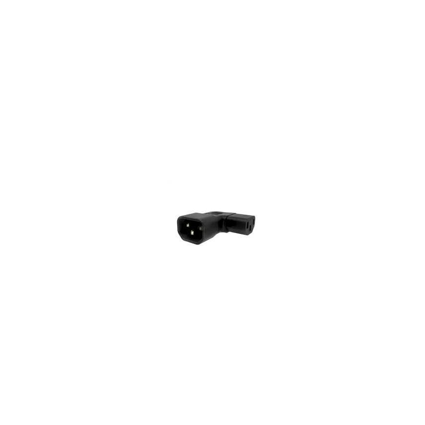 Premiumcord Kampinis adapteris IEC C13 uz IEC C14, sānu spriegums 230 V, 10 A – 2