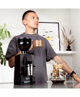 Kavamalē Eureka Mignon Zero 55s 15BL espresso kafijas dzirnaviņas – zobi, matēta melna