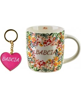 Mondex Since 1986 BABCIA Krūze ar atslēgu piekariņu 350ml 8,5x12x9cm