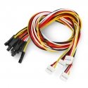Seeed Studio Grove, 5 wire set, 4 pin 2mm, wires with 2.54mm connectors / 30cm Seeed Studio Grove, 5 wire set, 4 pin 2mm, wires with 2.54mm connectors / 30cm