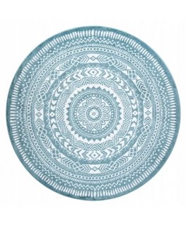 Blue Round Mat BEO Color Blue Style Children's 160 Circle Hakan
