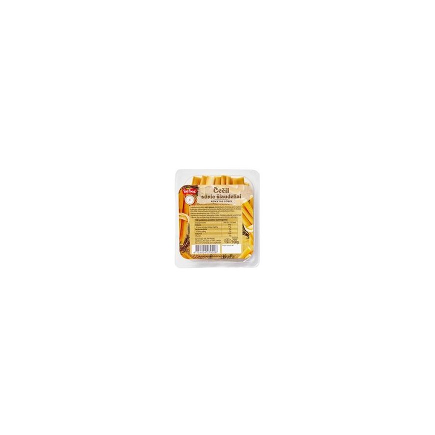 Savustetun juuston tikkuja TOP FOOD, 28 % rasvaa, 100 g