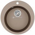 Compotexa Stone Composite Sink HELIKA Clarus SR100W, Silicsana Color: Light Brown | Mocha Warm 114 Compotexa Stone Composite Sink HELIKA Clarus SR100W, Silicsana Color: Light Brown | Mocha Warm 114