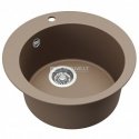Compotexa Akmens massan tiskivä HELIKA Clarus SR100W, Silicsana väri: Vaalea ruskea | Mocha warm 114 Compotexa Akmens massan tiskivä HELIKA Clarus SR100W, Silicsana väri: Vaalea ruskea | Mocha warm 114