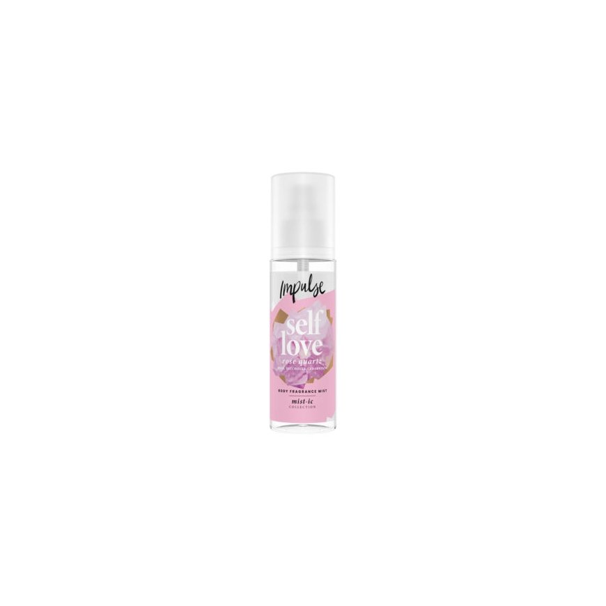 Impulse SAVYBOS MEILĖS ROŽINIS KVARCAS kvapni kūno purškiklis 150 ml