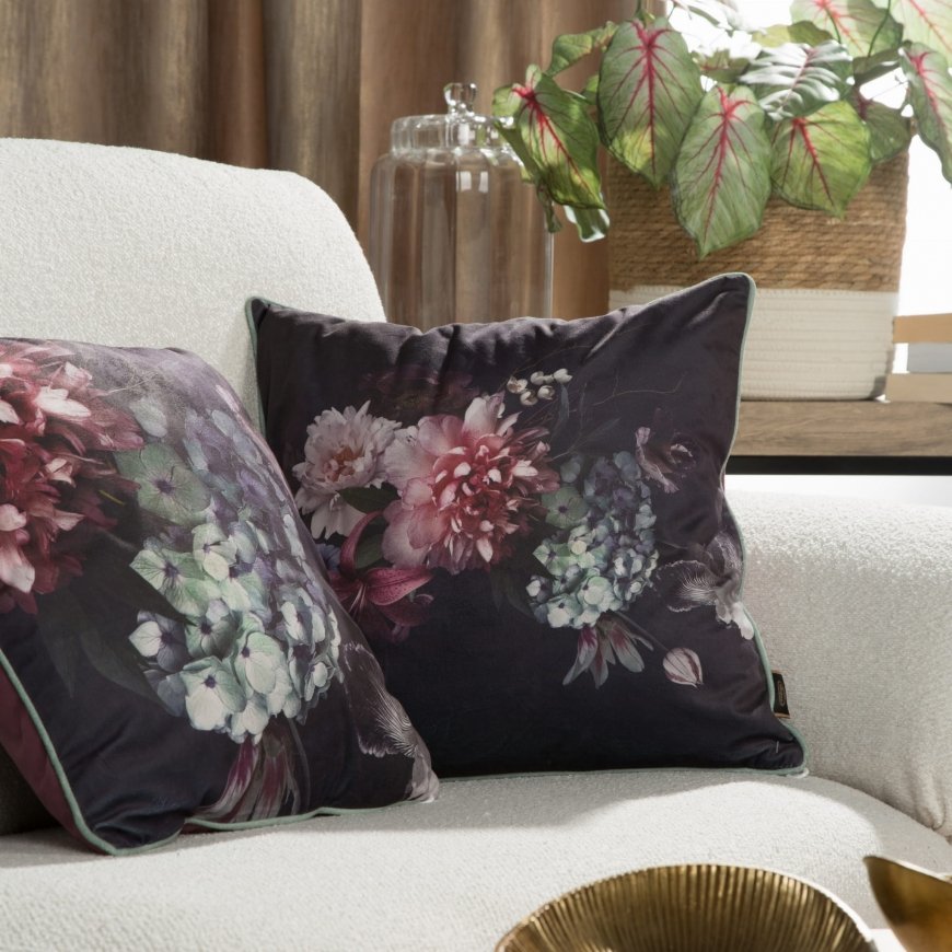 Еврофираны CHP/VELVET/137 45X45 ЧЕРНЫЙ+БОРДОВЫЙ – 2