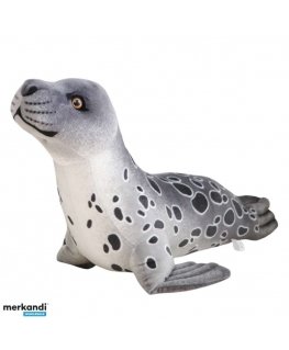 Lean Toys Pehmolelu, hylje, harmaa, 37 cm