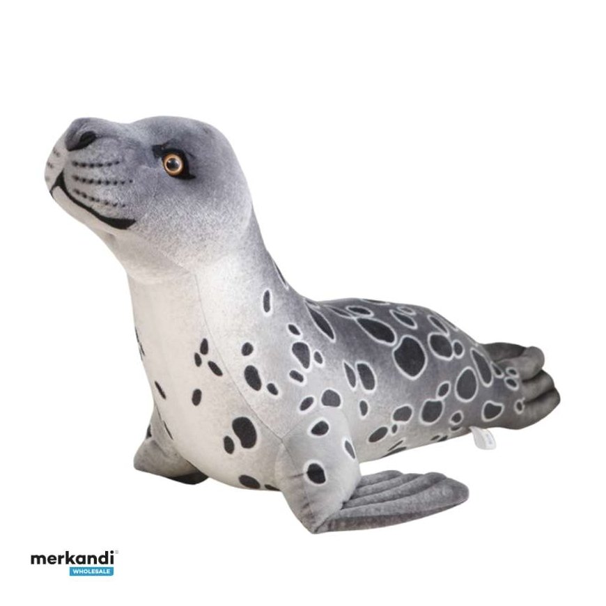 Lean Toys Pliušinis ruonis, pilkas, 37 cm