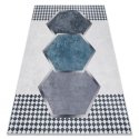 ARLEN RHOMBUS Style Rug, Aztec Design, White Color, 120x170 cm by Hakano ARLEN RHOMBUS Style Rug, Aztec Design, White Color, 120x170 cm by Hakano