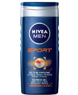 NIVEA Sport vyrų dušo želė, 250 ml
