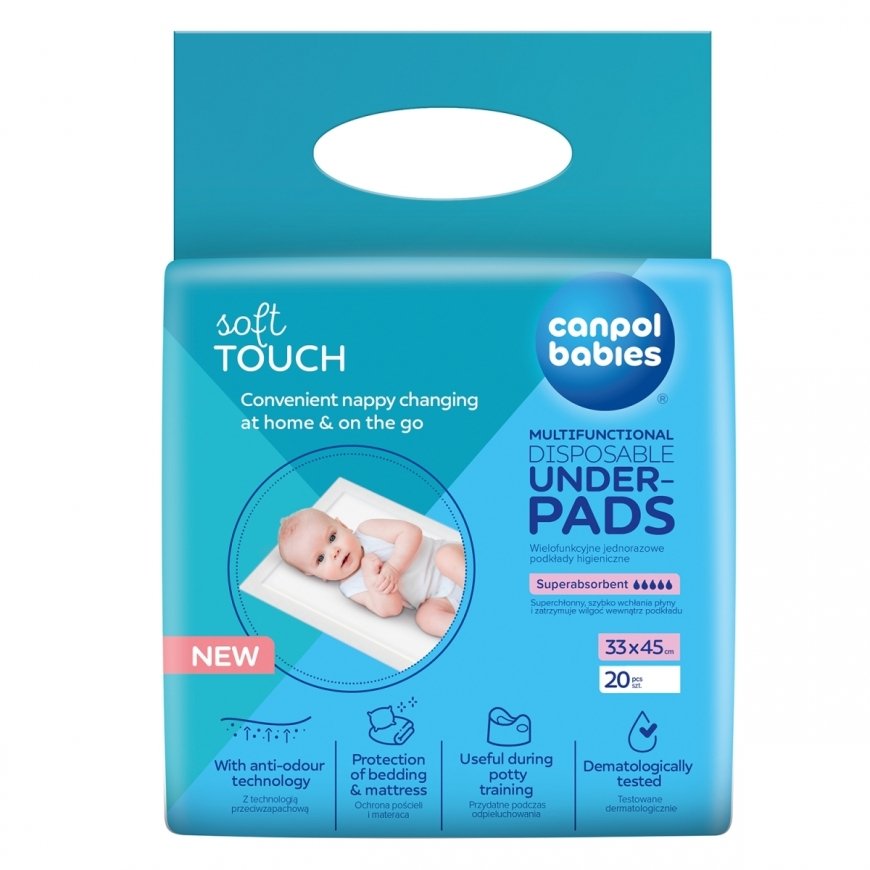 CANPOL BABIES waterproof changing mats 33x45 cm, 78/009