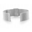Inny Bransoleta 302S - HQ tīkls - sudraba - 22mm Inny Bransoleta 302S - HQ tīkls - sudraba - 22mm