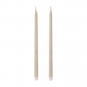 Home Styling Collection Waxed Table Candles with LED, 38 cm Home Styling Collection Waxed Table Candles with LED, 38 cm