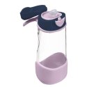 b.box - tritan sporta pudeles bērniem, ar stiprinājumu 450 ml | Indigo rozā b.box - tritan sporta pudeles bērniem, ar stiprinājumu 450 ml | Indigo rozā