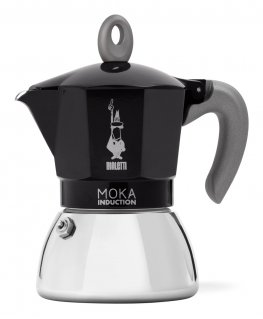 Bialetti Moka Induktion Кофеварка мокка 0,28 L Черный, Серебристый