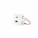 Shelly USB Įkroviklis siena montuojamai stovo USB įkroviklis, baltas Shelly USB Įkroviklis siena montuojamai stovo USB įkroviklis, baltas