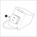 Shelly USB Charger for Wall Display Stand USB-laturi, valkoinen Shelly USB Charger for Wall Display Stand USB-laturi, valkoinen