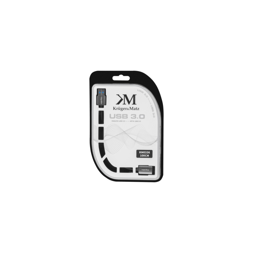 Kruger & Matz USB 3.0 - USB 3.0 cable 1m