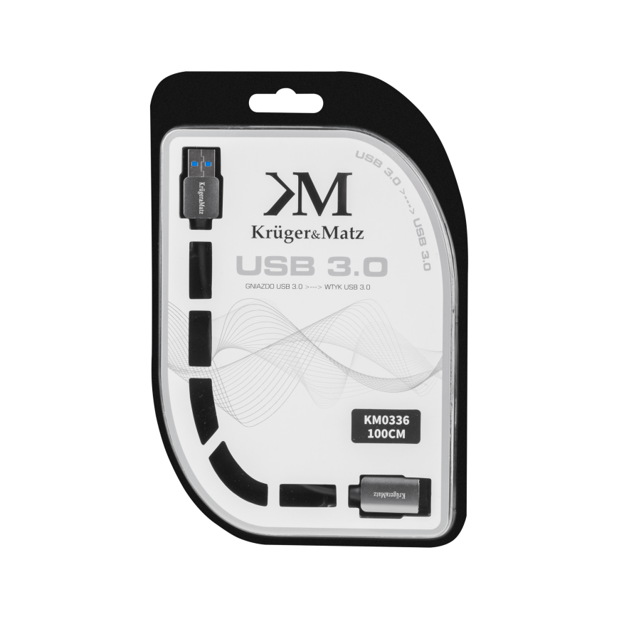 Kruger & Matz USB 3.0 - USB 3.0 cable 1m – 2